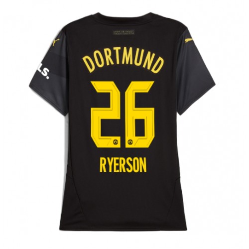 Dres Borussia Dortmund Julian Ryerson #26 Gostujuci za Žensko 2024-25 Kratak Rukav